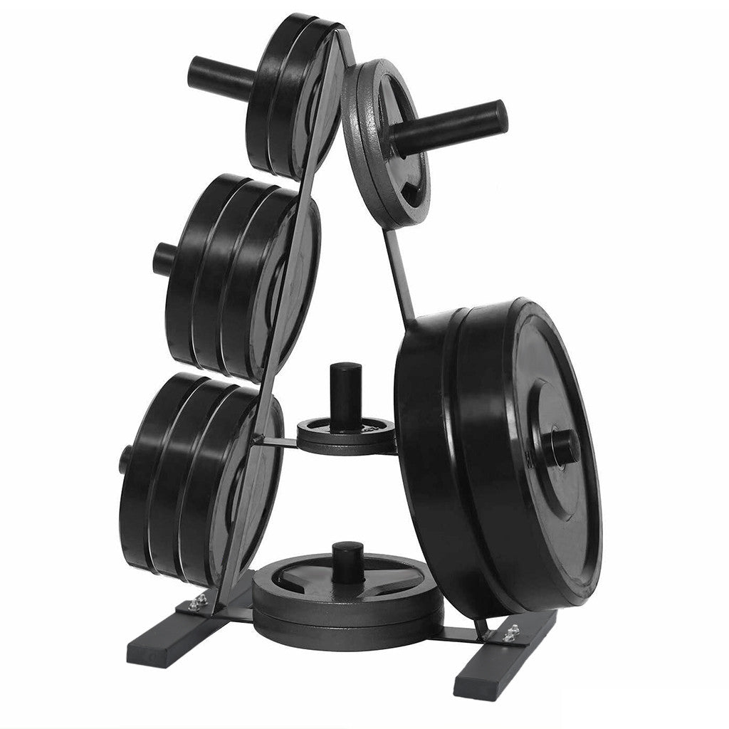 Shop Weight Plate Rack Weight Plate Tree 2 inch For Bumper Plates Free Weight Stand