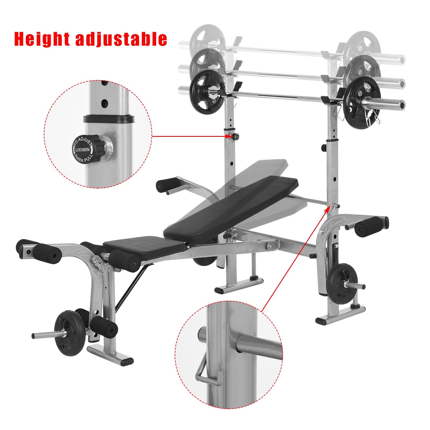 Shop Home Sit-ups Multifunctional Indoor Weightlifting Bench
