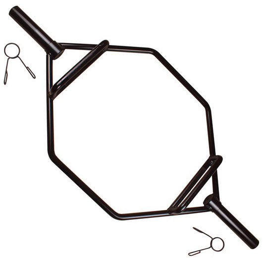 Shop 2 Inch Hex Bar Weight Lifting Solid Hexagon Bars With Knurled Handles, 1000-Pound Capacity