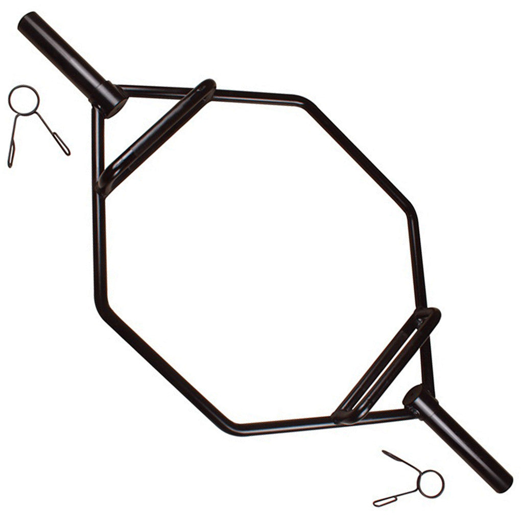 Shop 2 Inch Hex Bar Weight Lifting Solid Hexagon Bars With Knurled Handles, 1000-Pound Capacity