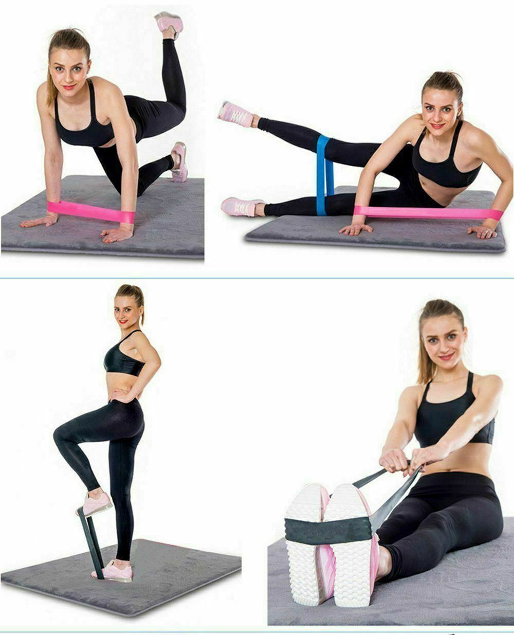 Shop Resistance Bands Set Of 5 Cross Fit  Yoga