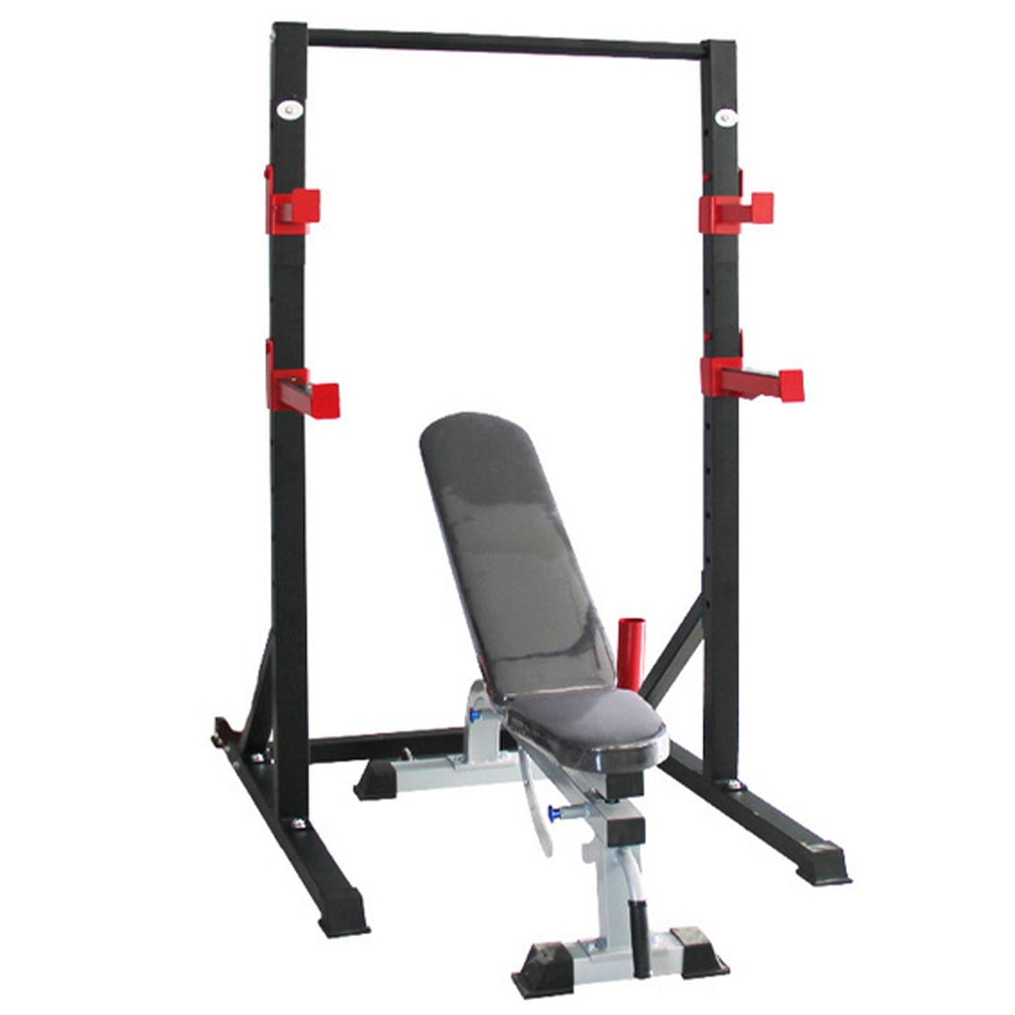 Shop Adjustable Weight Lift Bench Rack Set Fitness Barbell Dumbbell Workout
