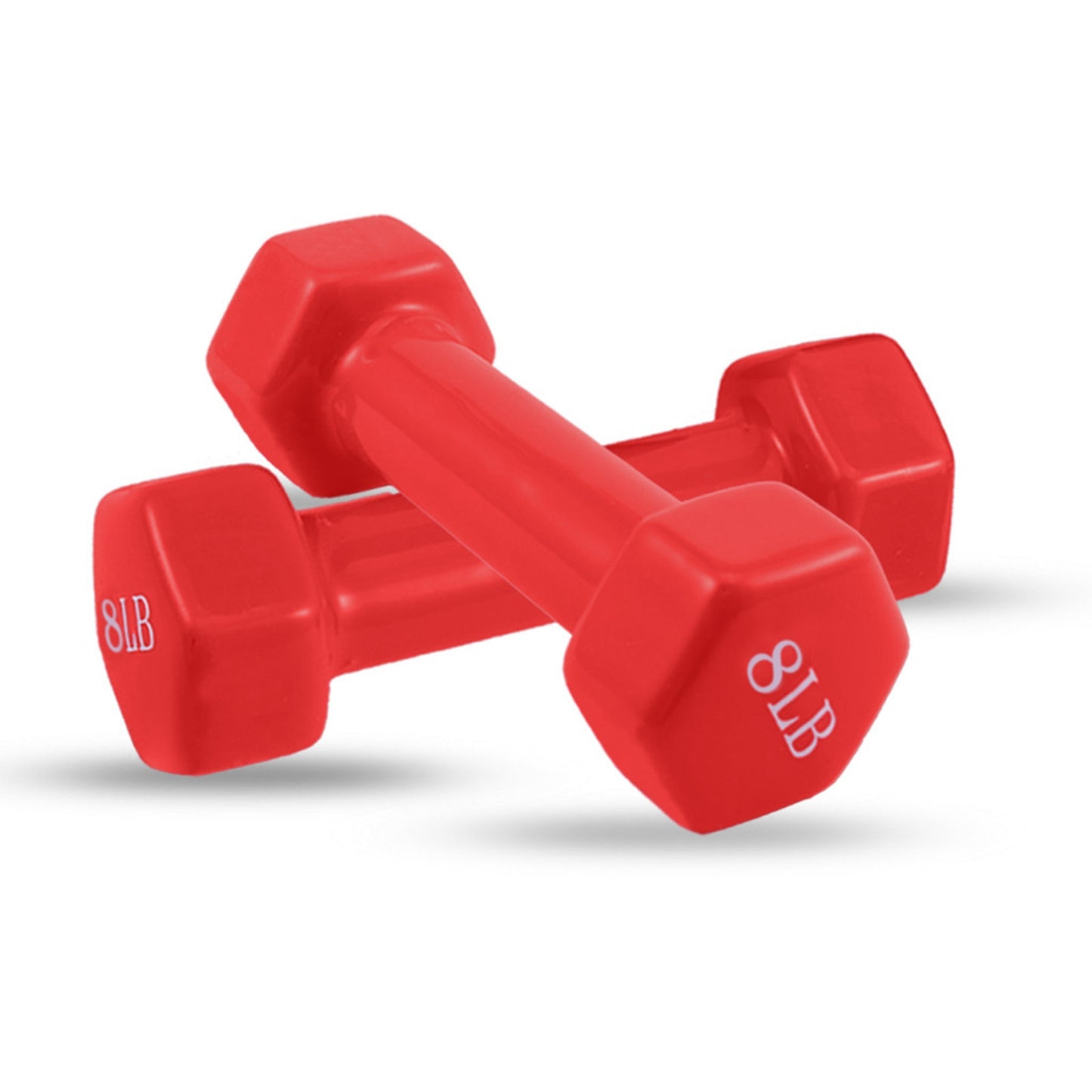 Shop Barbell Set Of 2  All-Purpose Dumbbells In Pair Vinyl Coated Dumbbell Weights