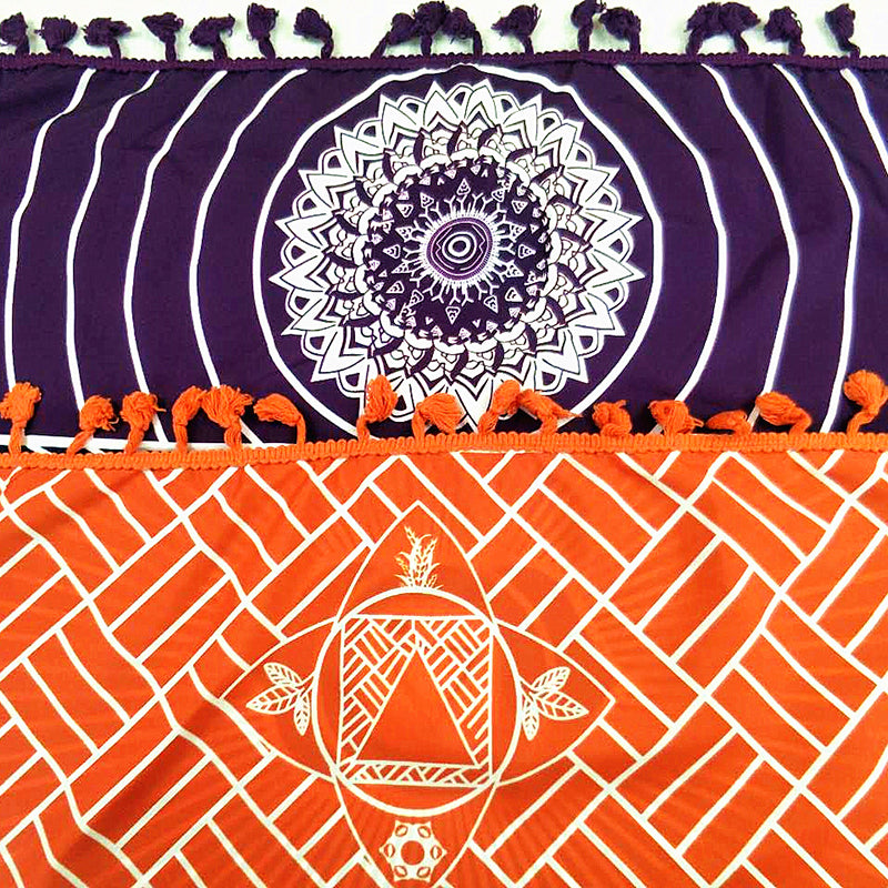 Shop Bohemia India Mandala Blanket Beach Yoga Mat