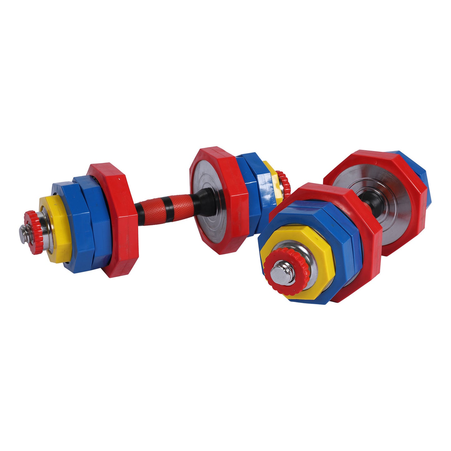 Shop Adjustable Dumbbell 55lbs Fast Adjustment Function With Weight Plate 1 Pair
