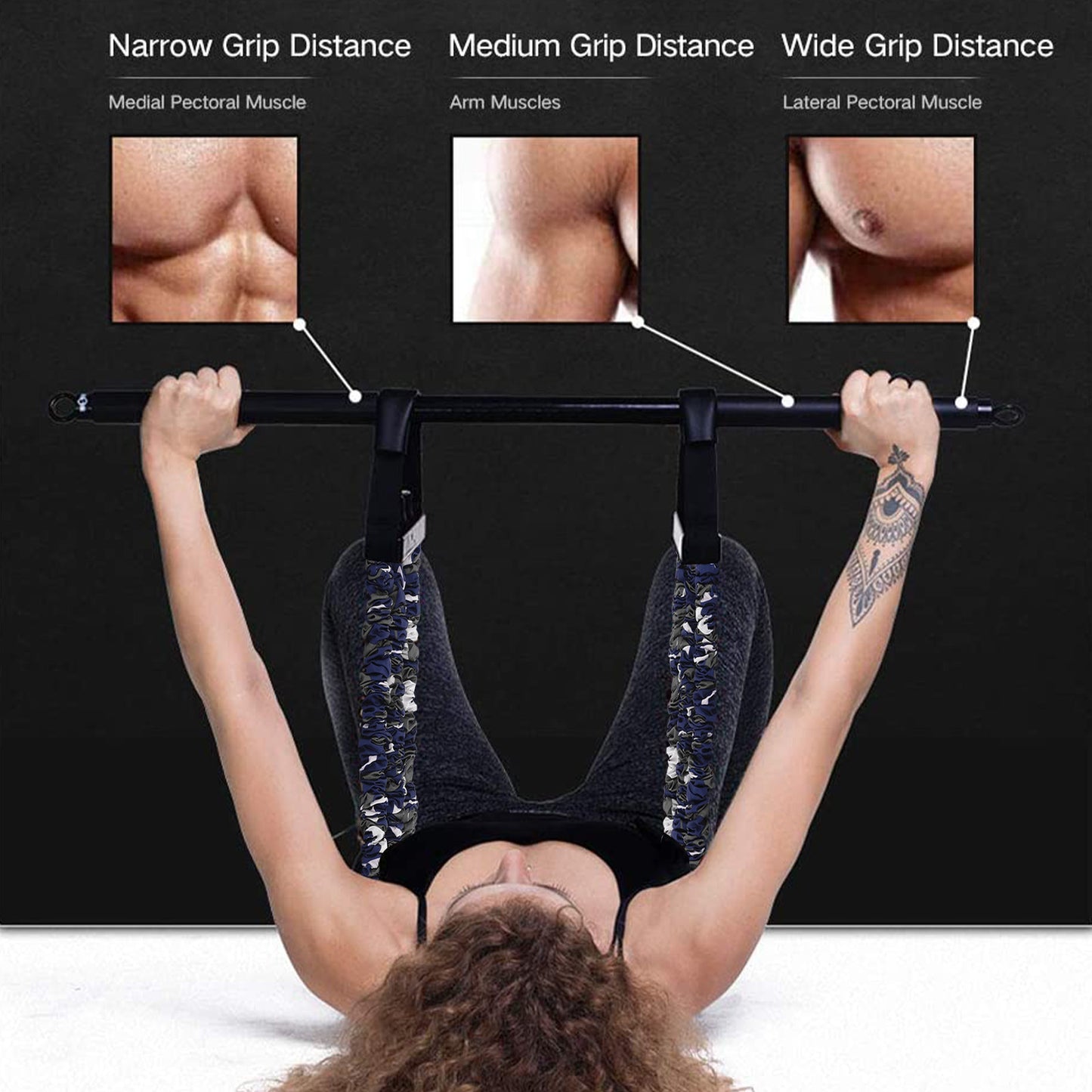 Shop Adjustable Bench Press,Push Up Resistance Bands, Chest Builder Workout Equipment