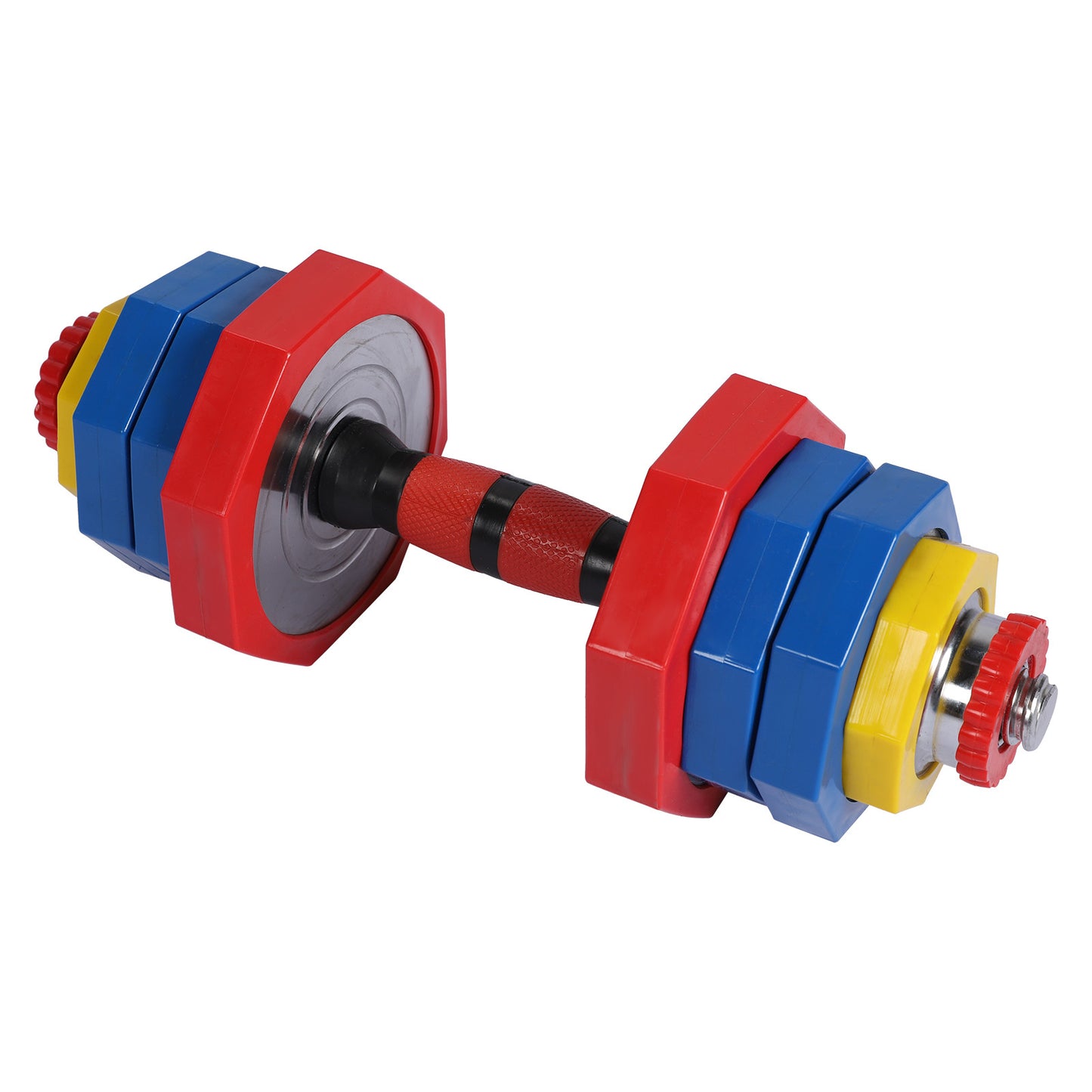 Shop Adjustable Dumbbell 27.5lbs Fast Adjustment Function With Weight Plate 1 Pair
