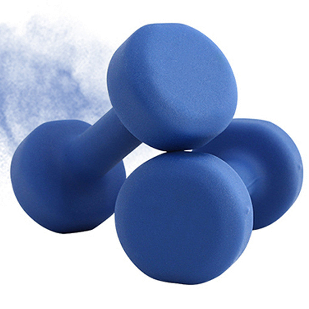 Shop A Pair Dumbbell Barbell Neoprene Coated Weights 6LB/8LB/10LB/12LB/15LB Blue