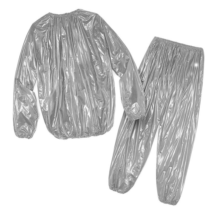 Shop Heavy Duty Anti-Rip Weight Loss Sauna Suit PVC Long Sleeve Unisex Clothes