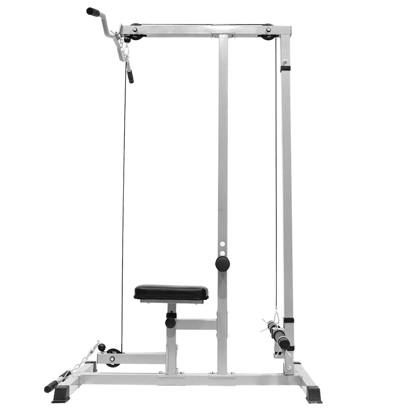 Home Gym Body Lat Pull Down Machine Low Bar Cable Fitness Training Weigh