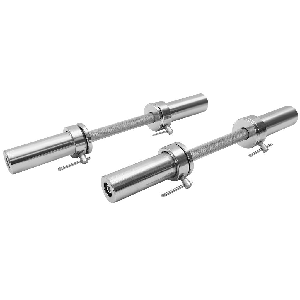 Shop Olympic 2  Barbell Solid Dumbbell Weight Lifting Bars With Rotating Sleeves