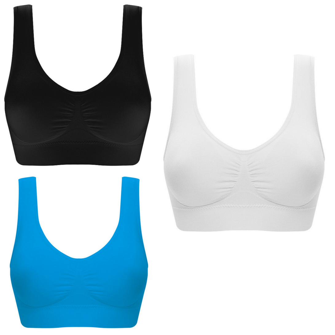 Shop Women Yoga Tank Tops  Sports Bra Workout Fitness Running Crop Top