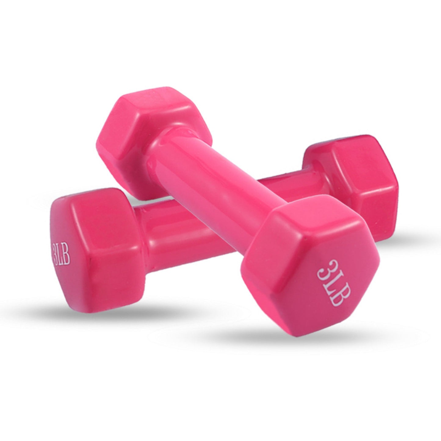 Shop Barbell Set Of 2  All-Purpose Dumbbells In Pair Vinyl Coated Dumbbell Weights