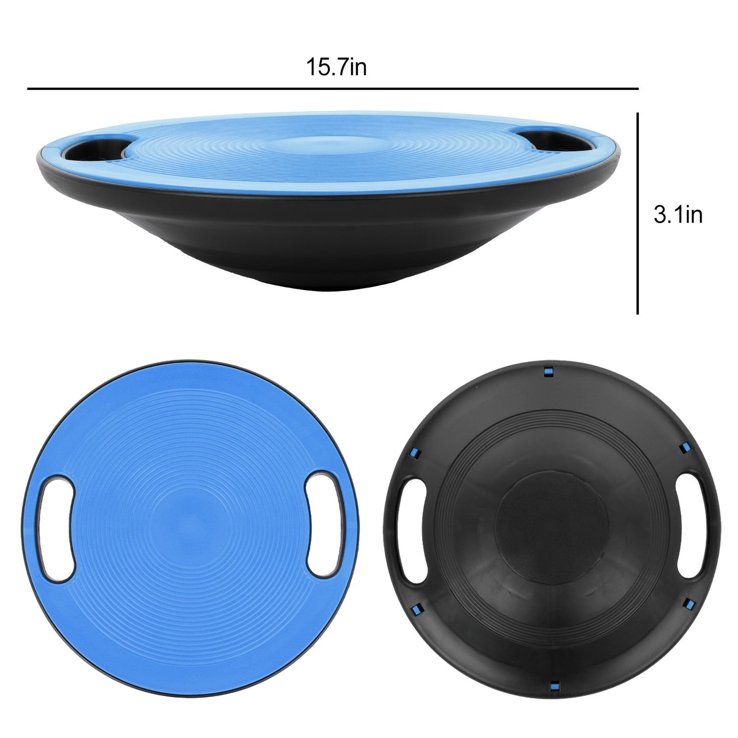 Shop Advanced Fitness Balance Board Rehabilitation Swing Board 40cm With Handle