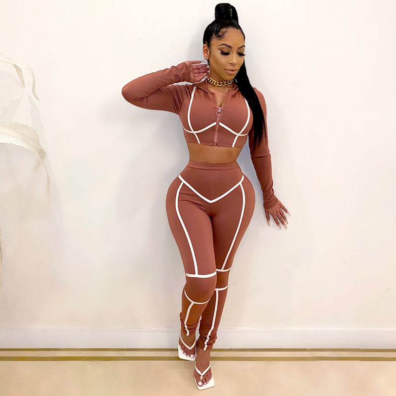 Shop Long Sleeve Yoga Fitness Fashion Set