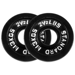 A Pair 2.5LB Plates Barbell Standard 2” Exercise Weights Gym Home