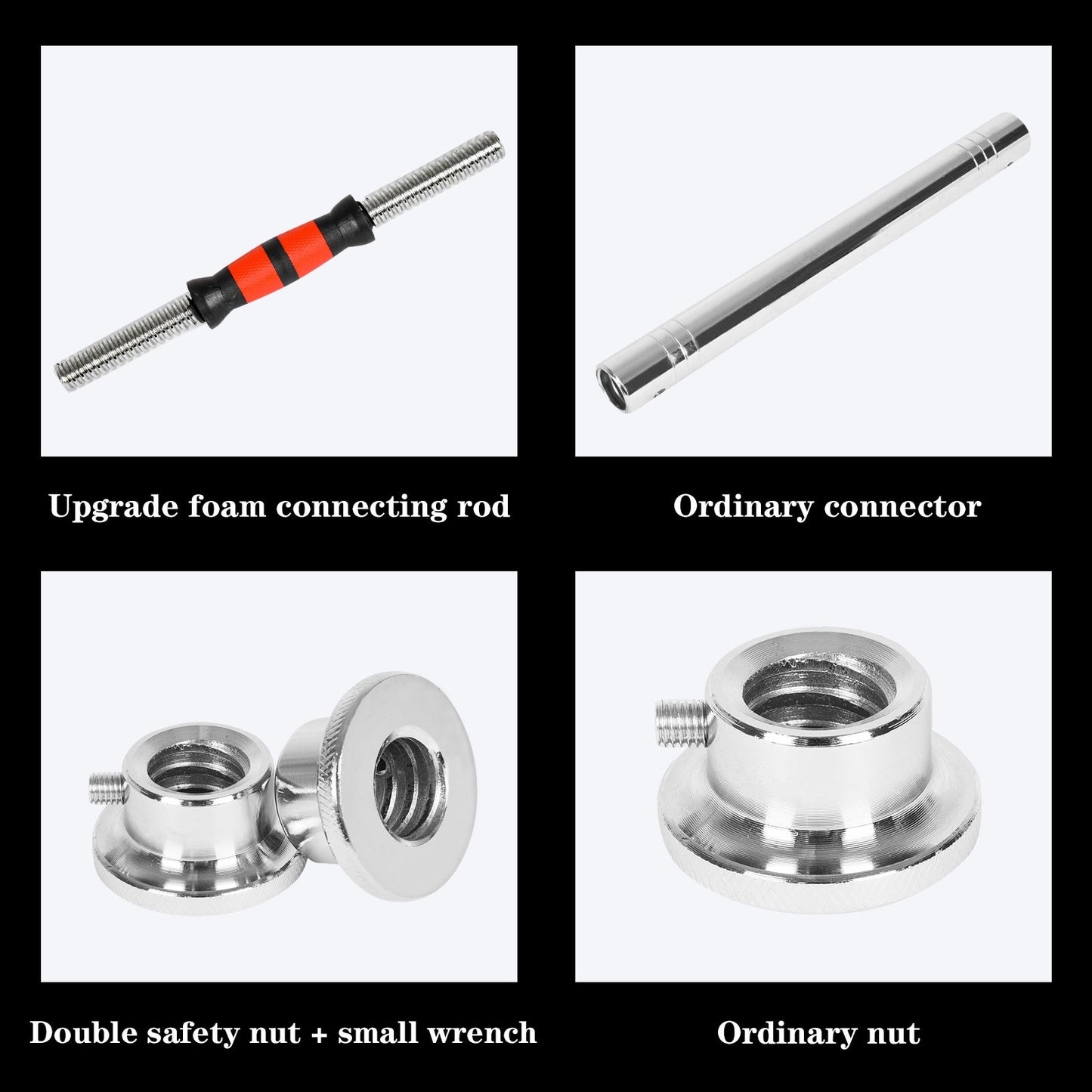 Shop Adjustable Weights Dumbbells Set, Free Weights Set With Connecting Rod 30KG/66LB