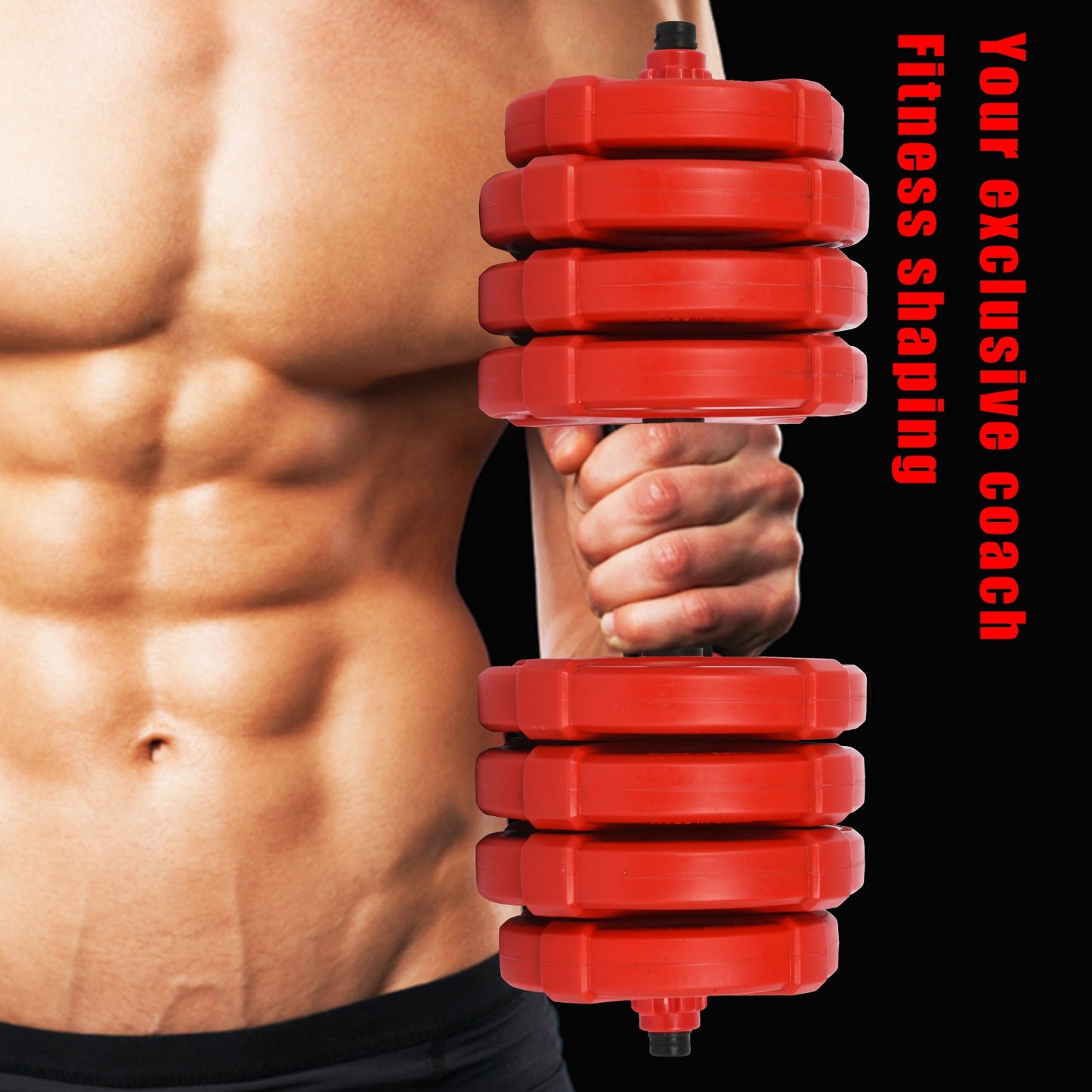 Shop Adjustable Weights Dumbbells Set, Free Weights Set With Connecting Rod 40KG
