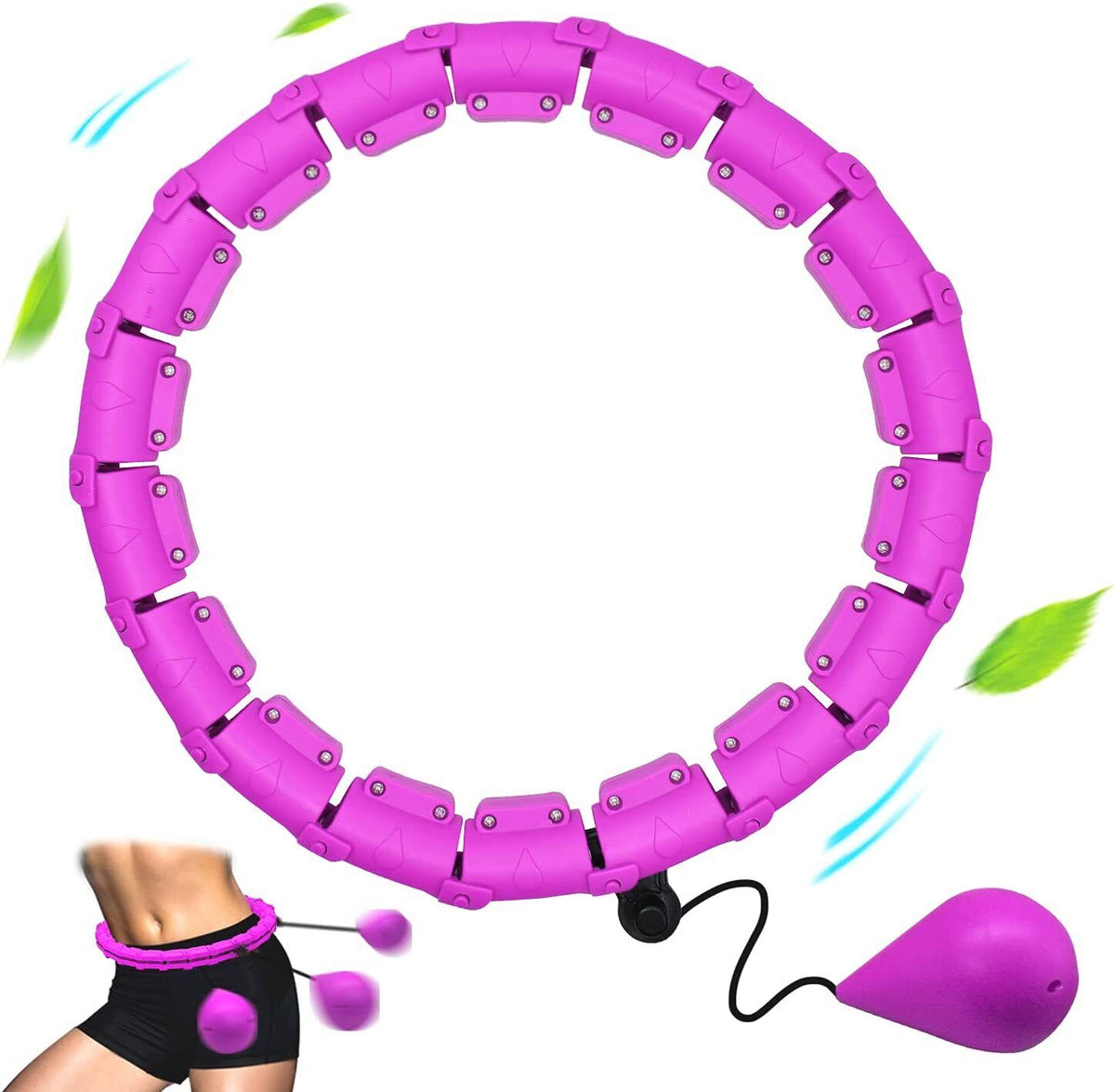 Shop Smart Weighted Fitness Hoop For Weight Loss