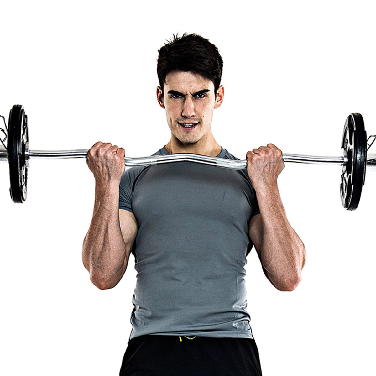 Shop Barbell Curling Barbell Weight Exercise Home Fitness Exercise Equipment