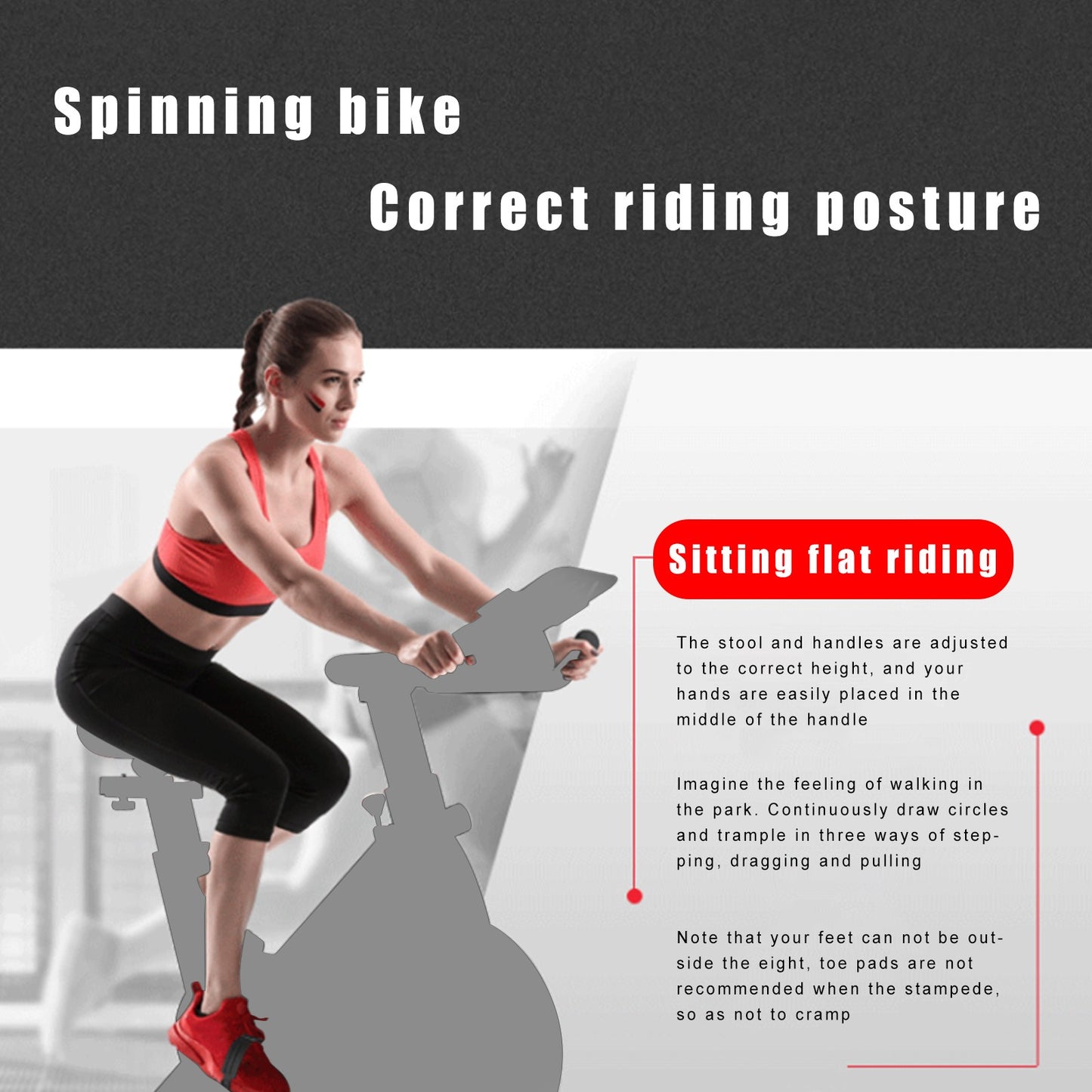 Shop Indoor Aerobic Exercise Bike With Comfortable Cushion And LCD Display