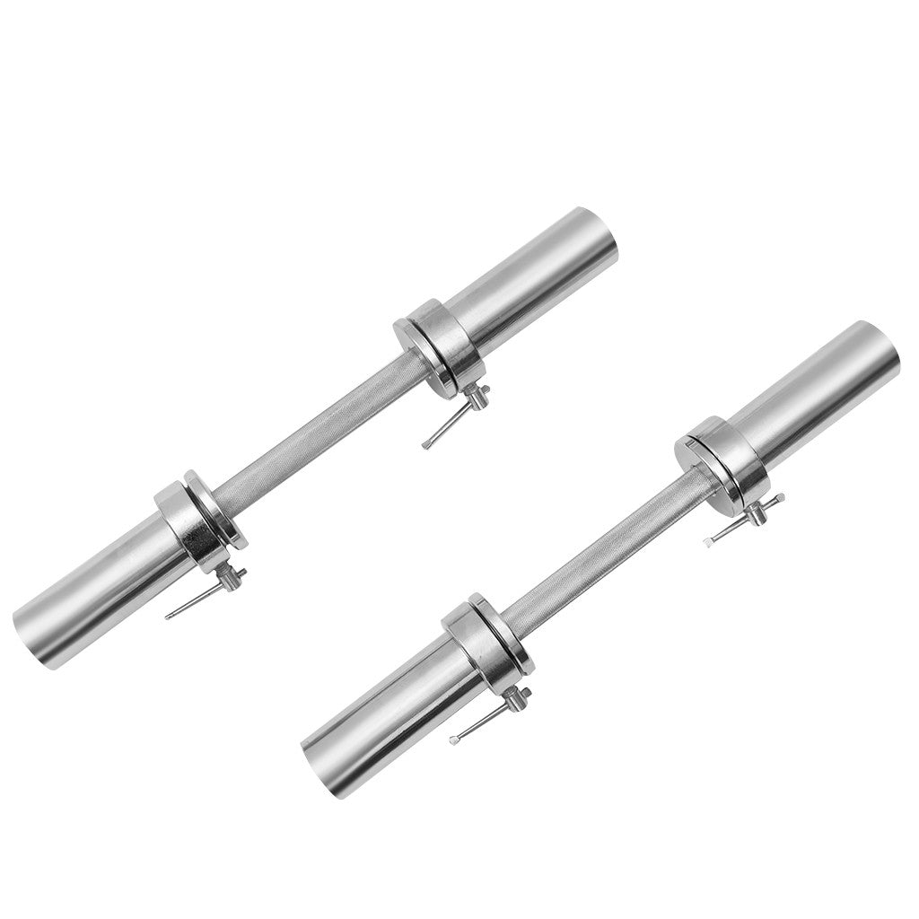 Shop Olympic 2” Barbell Solid Dumbbell Weight Lifting Bars With Rotating Sleeves