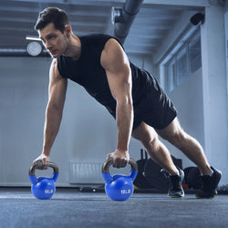 Solid  Iron Kettlebells Vinyl Coated Kettlebells Exercise Kettlebell,Weight Training Equipment Workout Equipment Gear