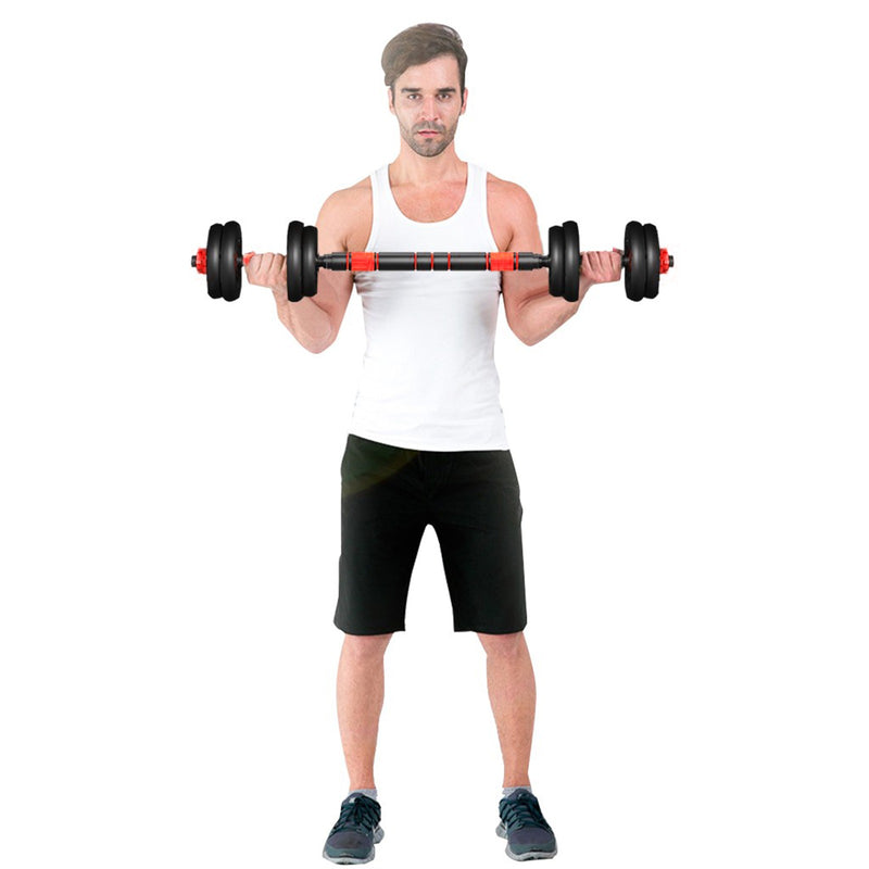 Adjustable Weights Dumbbells Set, Free Weights Set With Connecting Rod 10KG