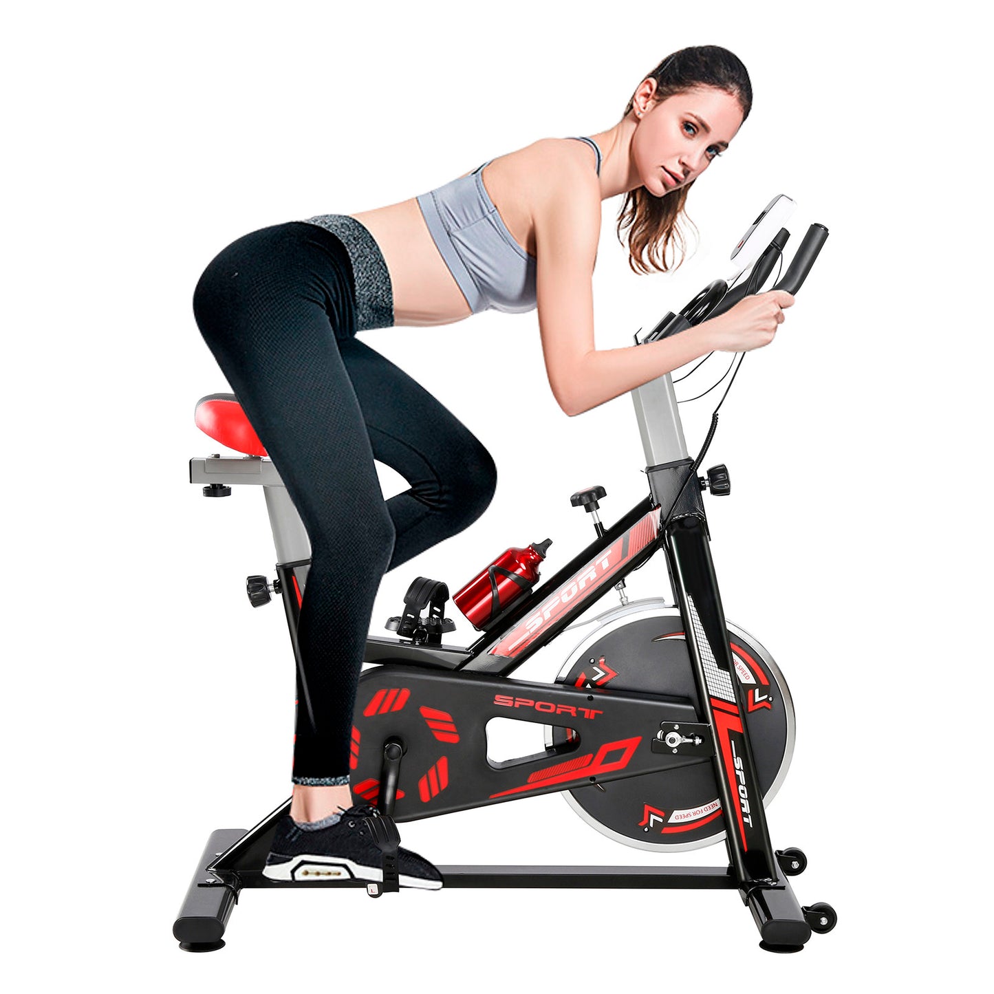 Shop Indoor Cycling Professional Fitness  Exercise Bike With LCD Monitor