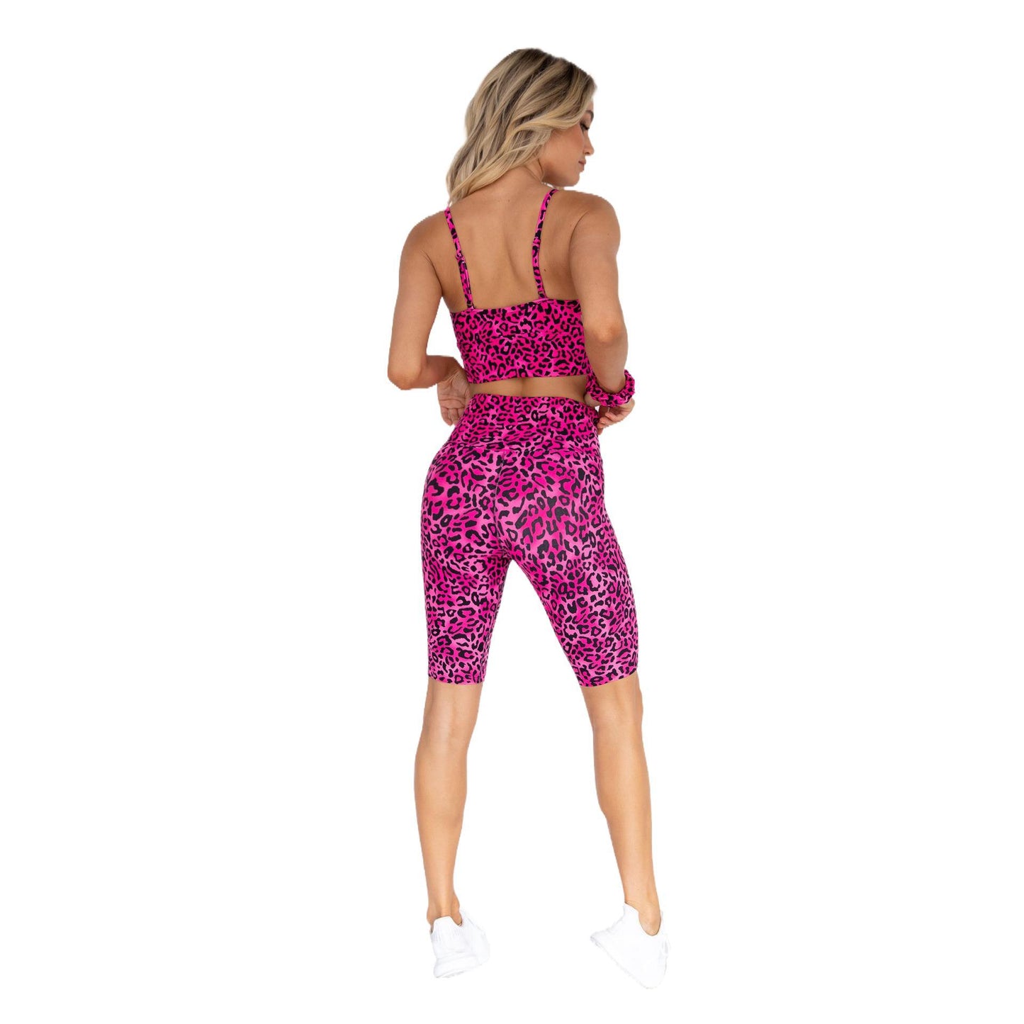 Shop Leopard Print Sports Fitness Sports Yoga Suit