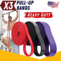 Pull Up Bands Heavy Duty Resistance Band For Gym Exercise Fitness Workout Set US