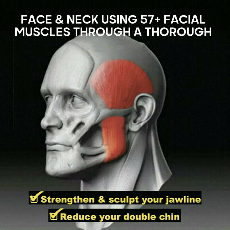Shop Jaw Line Exerciser - Facial And Neck Toner Equipment - Wrinkle Toning 40 50 60