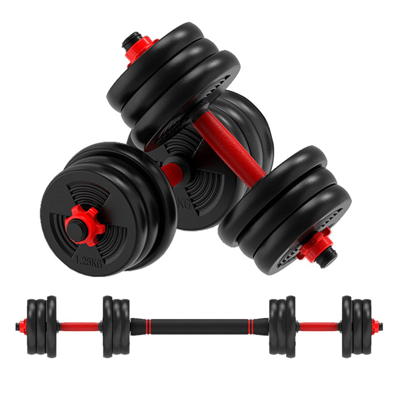 Adjustable Weights Dumbbells Set Free Weights Set With Connecting Rod 20KG