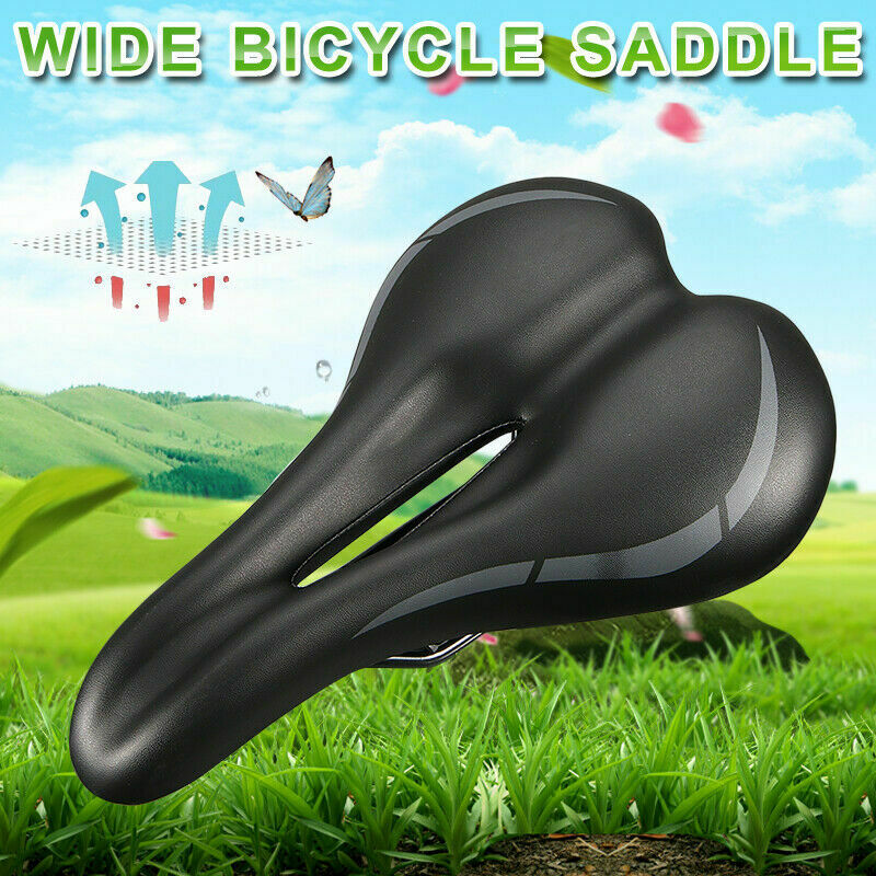Shop Universal Bike Seat Padded Bicycle Saddle Exercise Outdoor Mountain Road Bikes