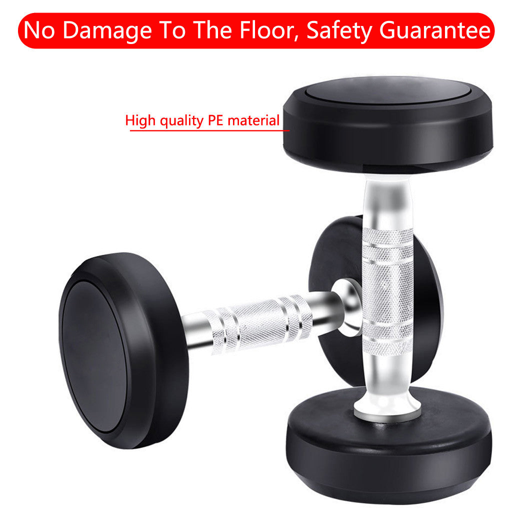 Shop 50LB Dumbbells In The Round Rubber For Strength Training Weight Loss